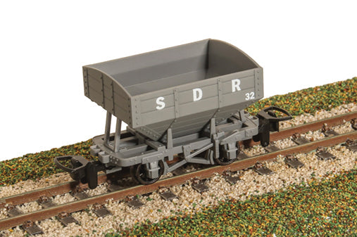 PECO GR-340A Snailbeach Hopper Wagon, SDR Grey OO9 Gauge