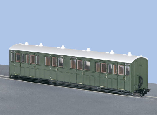 PECO GR-401U Composite Coach Unlettered Green OO9 Gauge