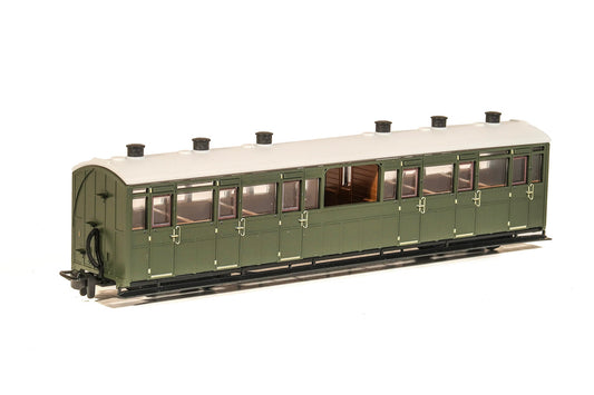 PECO GR-451U Observation Coach Unlettered Green OO9 Gauge