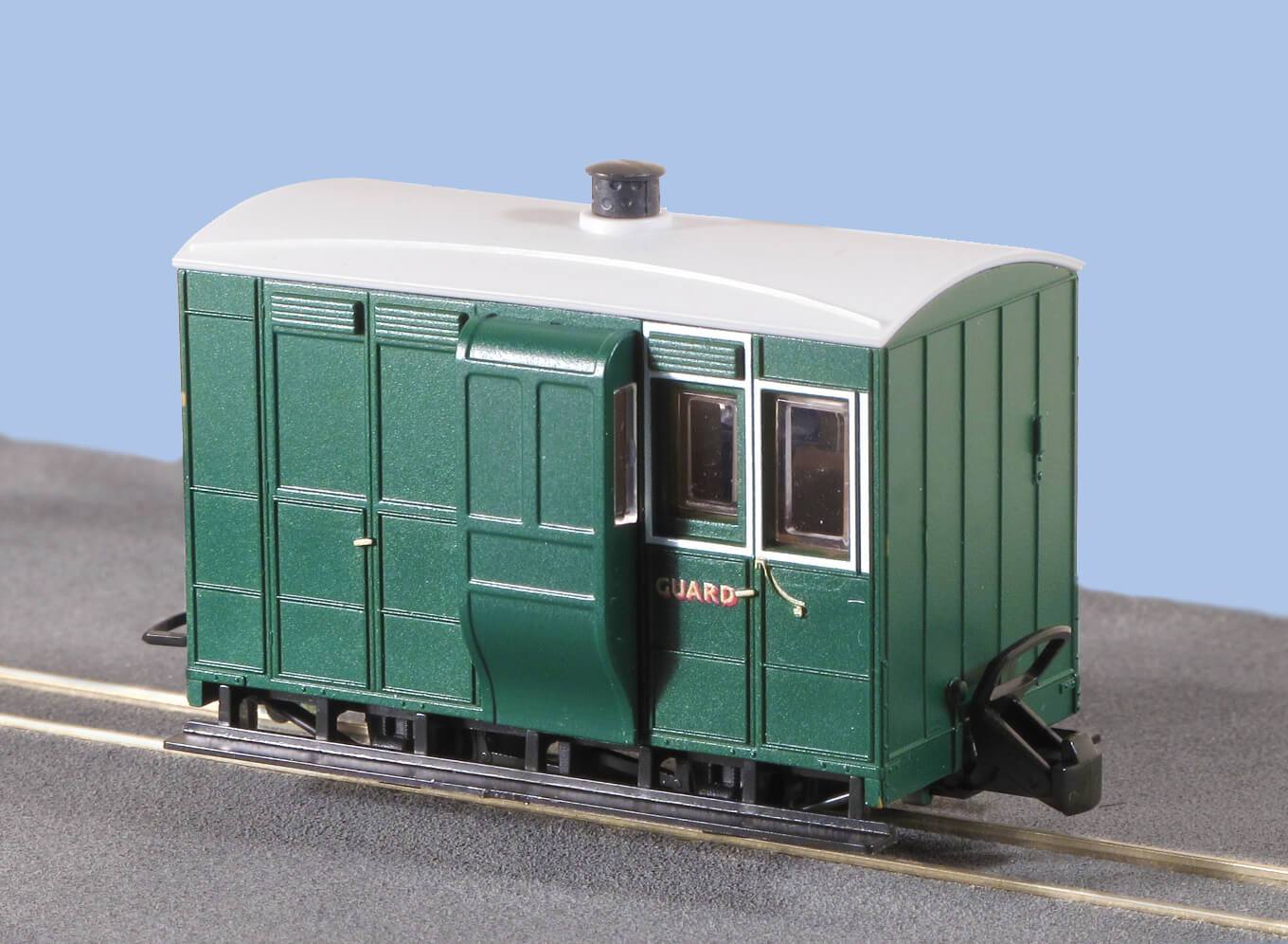 PECO GR-530 4 Wheel Brake Coach without Buffers Glyn Valley Freelance OO9 Gauge