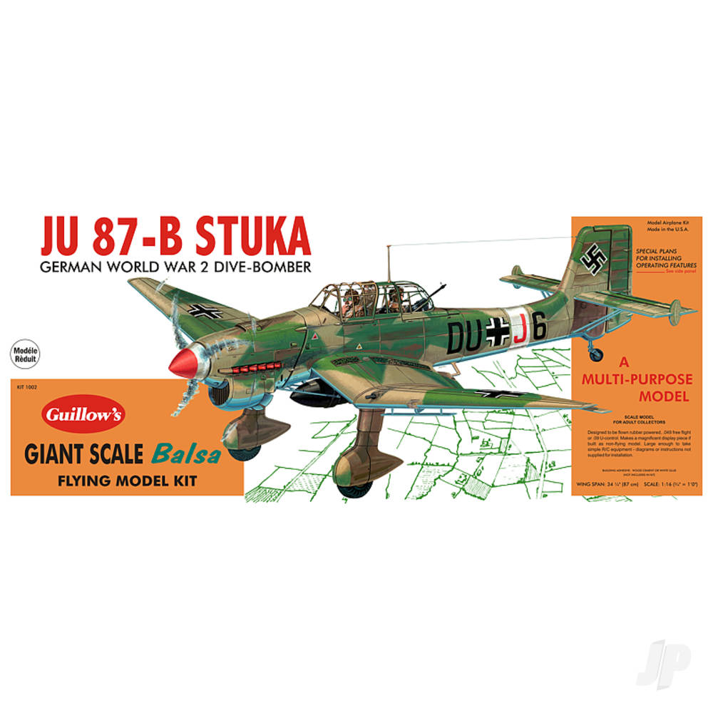 Guillow Junkers JU-87B Stuka 1002