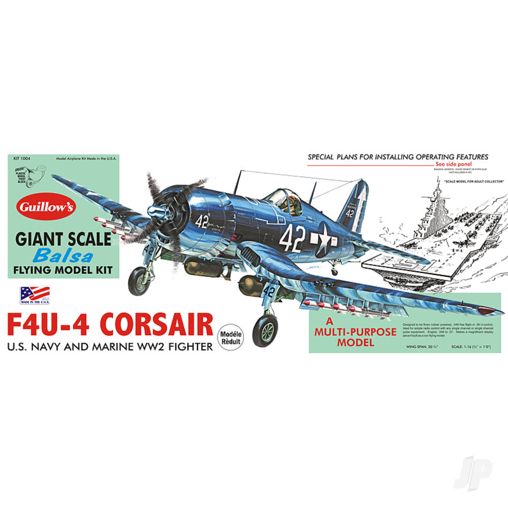 Guillow Vought F4U-4 Corsair 1004