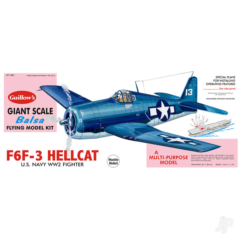 Guillow F6F-3 Hellcat 1005