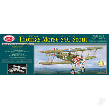 Guillow Thomas Morse Scout (Laser Cut) 201LC