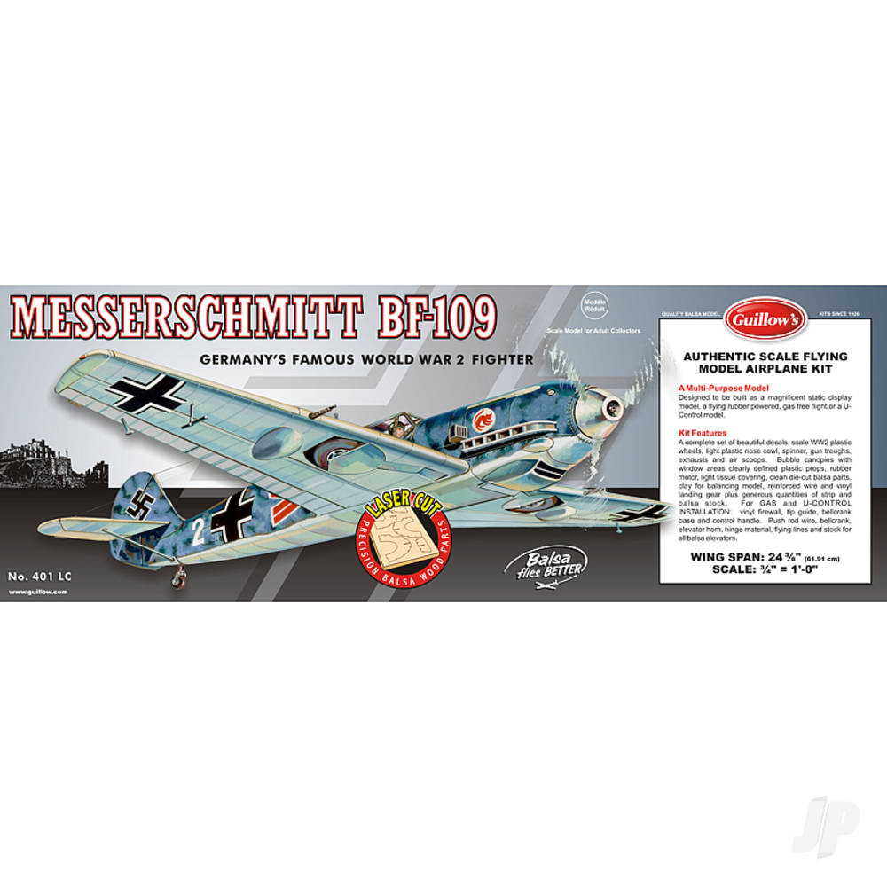 Guillow Messerschmitt (Laser Cut) 401LC