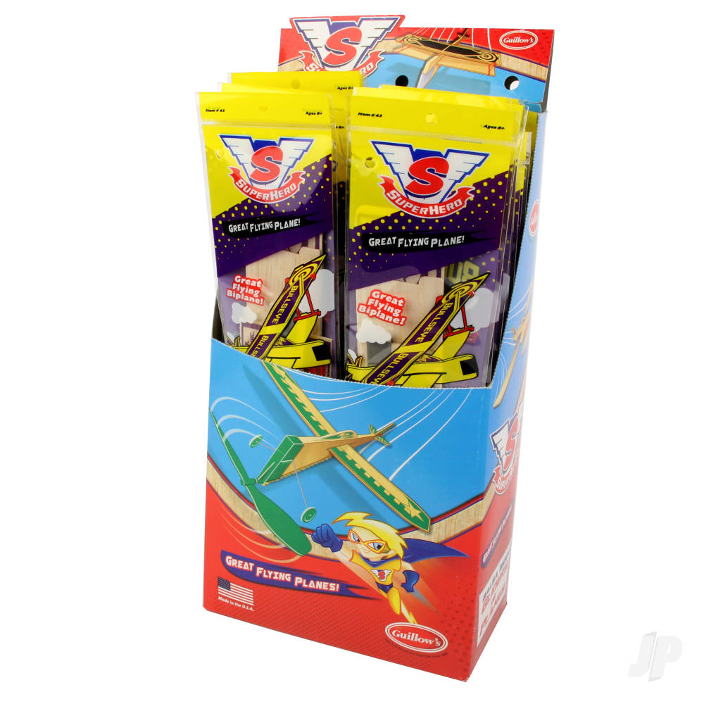 Guillow Bullseye Display (24 pcs) 43-D