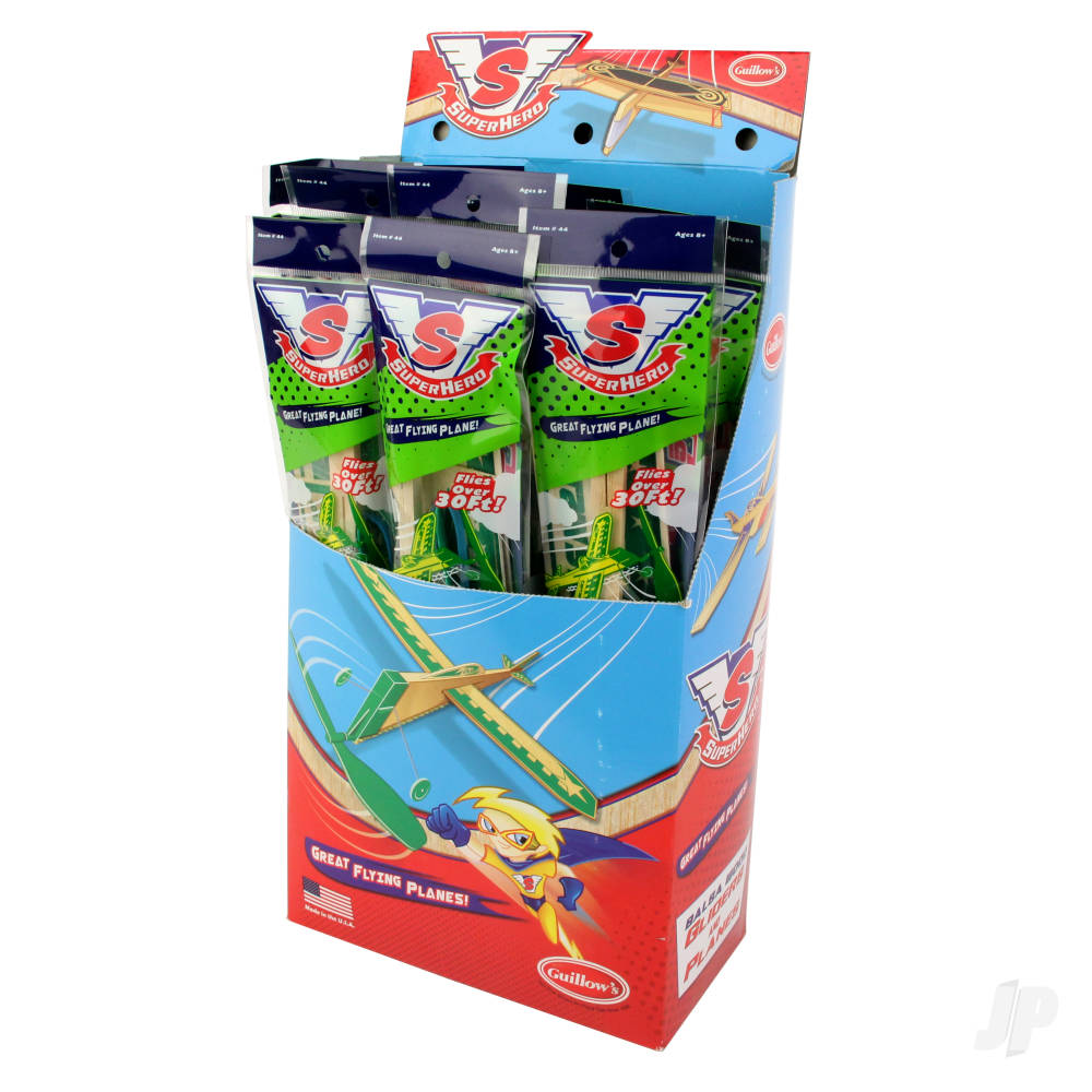Guillow Captain Storm Display (24 pcs) 44-D