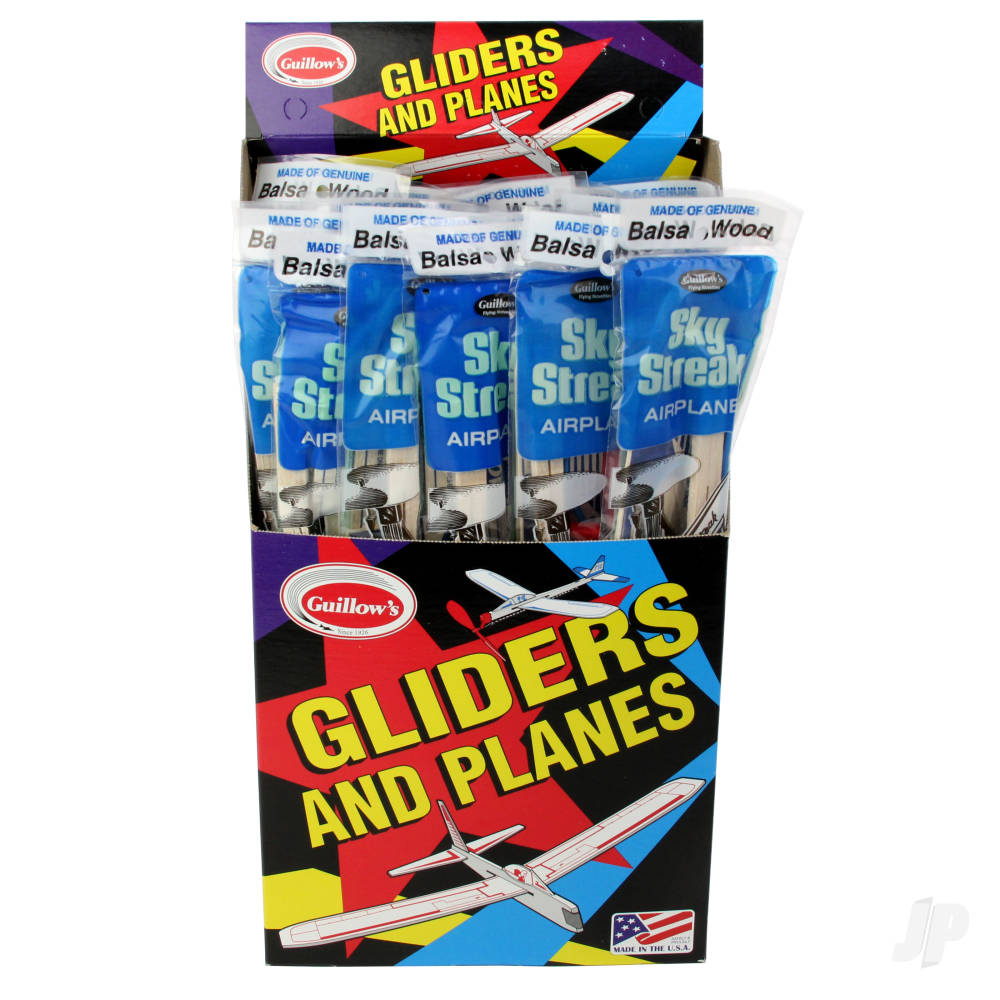 Guillow Sky Streak Display (24 pcs) 50-D