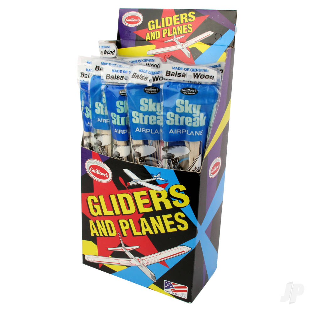 Guillow Sky Streak Display (24 pcs) 50-D