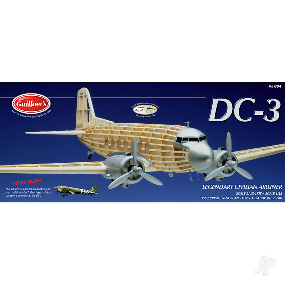 Guillow Douglas DC-3 804
