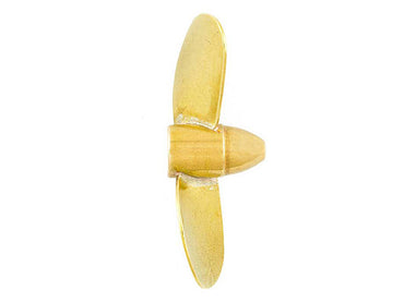 Radio Active Brass Propeller (Classic), 2 Blade, 20mm, M4, RH AS12204R
