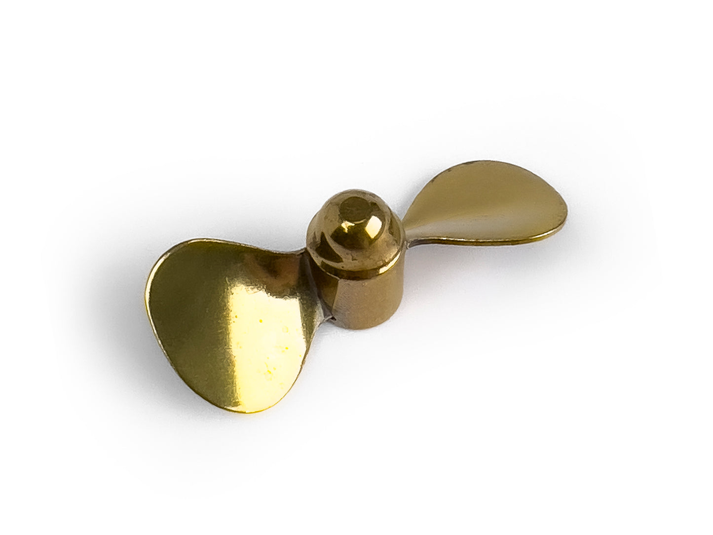 Radio Active Brass Propeller (Classic), 2 Blade, 40mm, M4, LH AS12404L