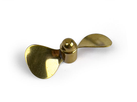 Radio Active Brass Propeller (Classic), 2 Blade, 50mm, M4, LH AS12504L
