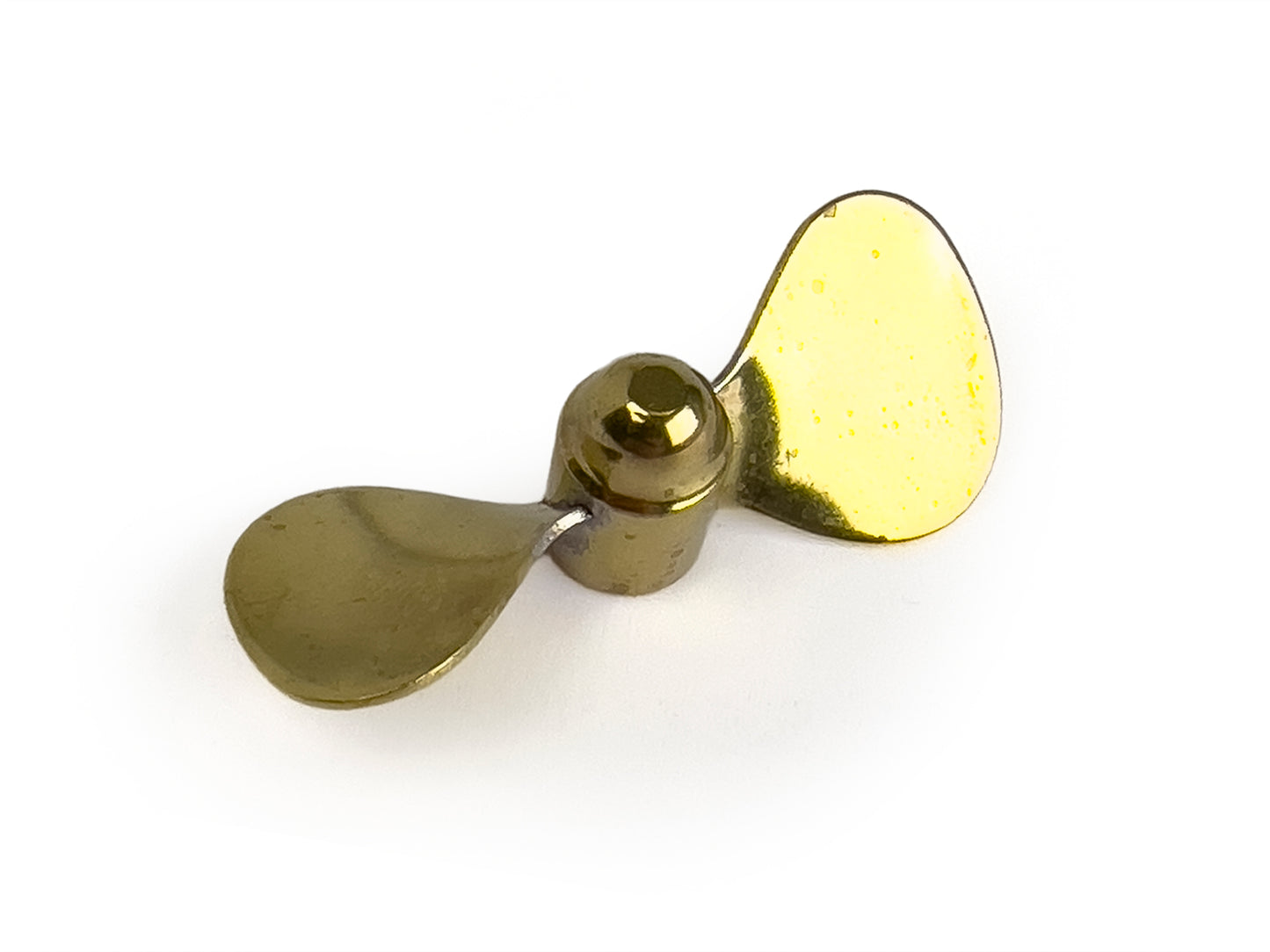 Radio Active Brass Propeller (Classic), 2 Blade, 50mm, M4, RH AS12504R