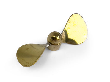 Radio Active Brass Propeller (Classic), 2 Blade, 70mm, M4, RH AS12704R