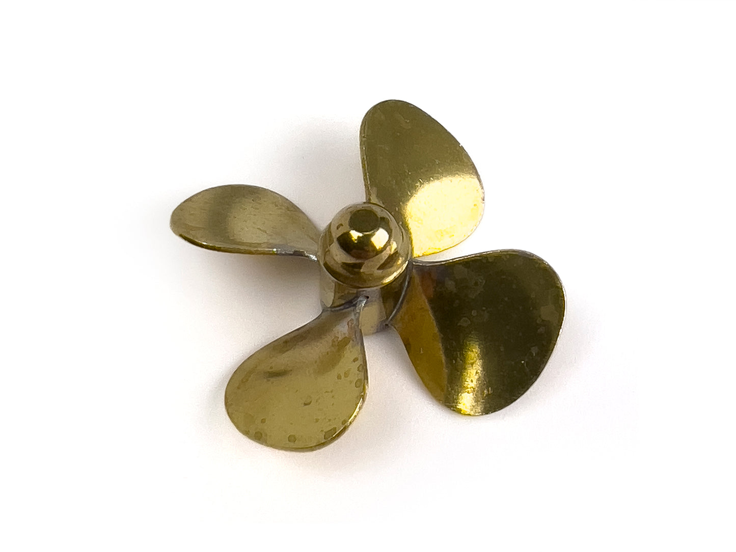Radio Active Brass Propeller (Classic), 4 Blade, 40mm, M4, RH AS14404R