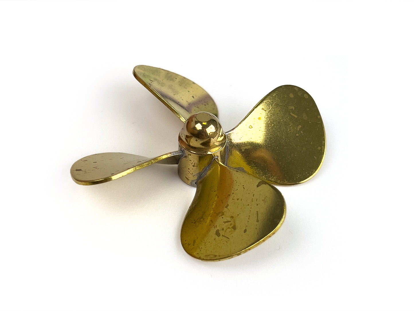 Radio Active Brass Propeller (Classic), 4 Blade, 65mm, M4, RH AS14654R