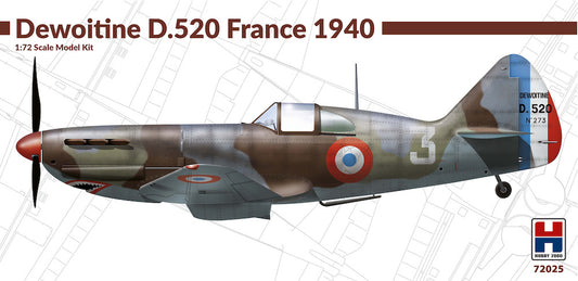Hobby 2000 H2K72025 1:72 Dewoitine D.520 France 1940