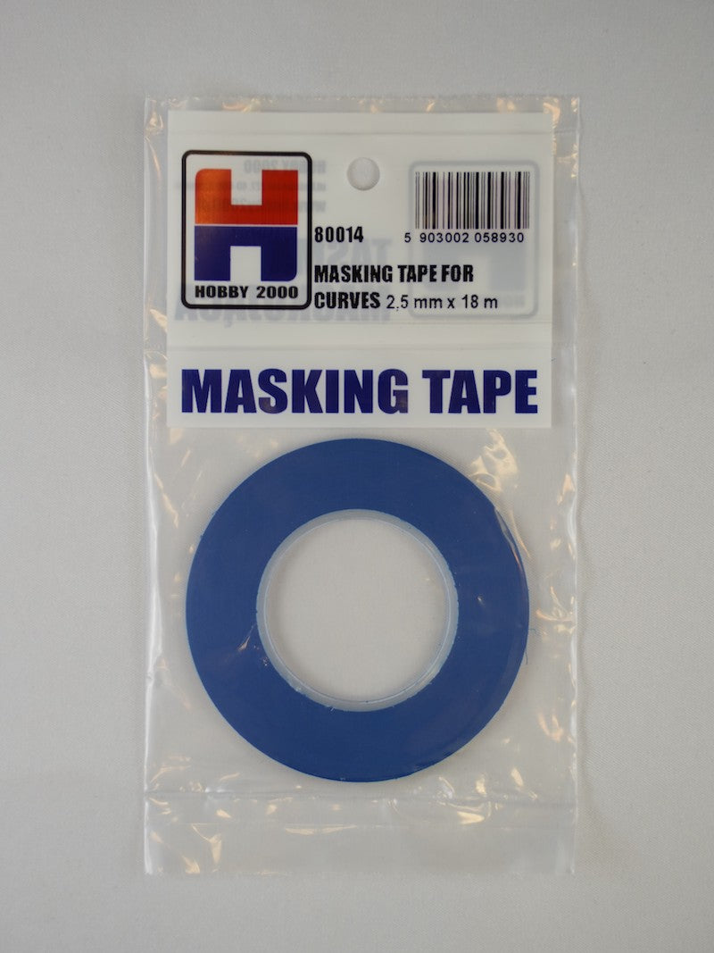 Hobby 2000 H2K80014 Masking Tape For Curves 2,5mm x 18m