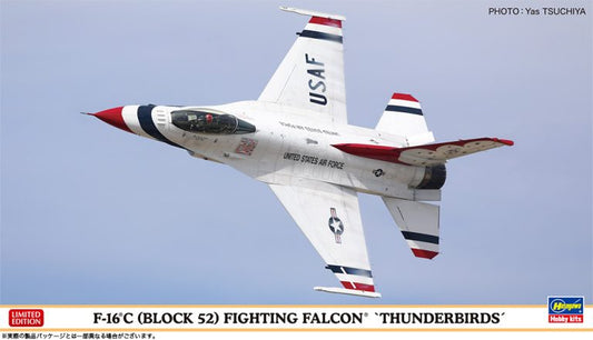 Hasegawa HA02495 F-16C Block 52 Thunderbirds with Patch 1:72