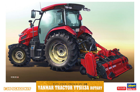 Hasegawa HA66106 1:35 Yanmar Tractor YT5113A Rotary