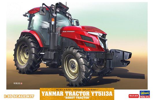 Hasegawa HA66108 1:35 Yanmar Tractor YT5113A Robot Tractor