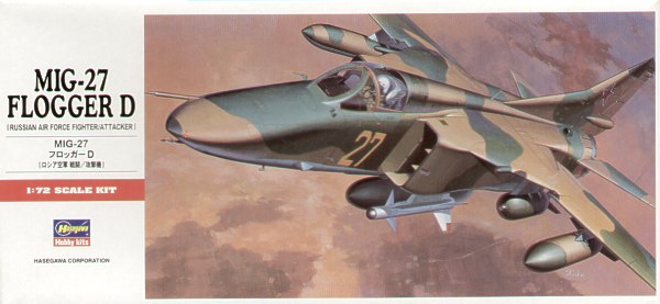 Hasegawa HAC10 1:72 Mikoyan MiG-27 'Flogger' D