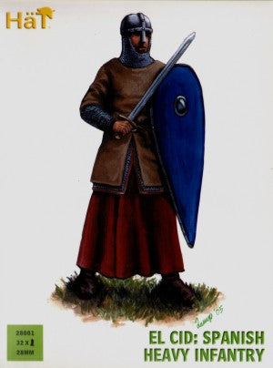 HAT 28001 El Cid Spanish Heavy Infantry (32 Figures) 1:56