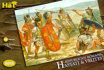 HAT Industrie HAT8018 1:72 Republican Romans Hastati and Velites