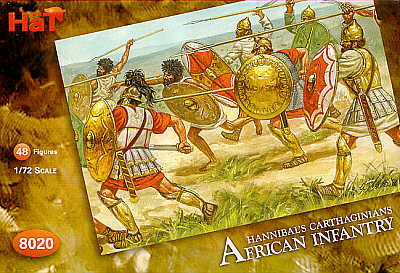 HAT Industrie HAT8020 1:72 Carthaginian African Infantry
