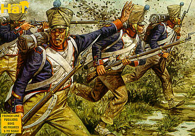HAT Industrie HAT8041 1:72 Napoleonic French Fusiliers 48 figures