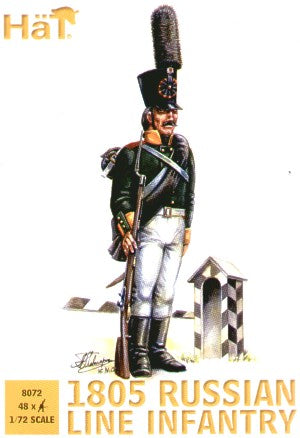HAT Industrie HAT8072 1:72 1805 Russian Line Infantry