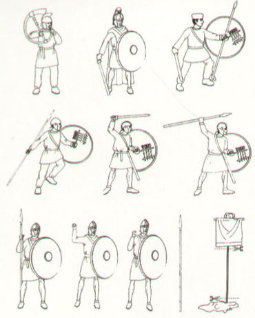 HAT Industrie HAT8100 1:72 Late Roman Light Infantry
