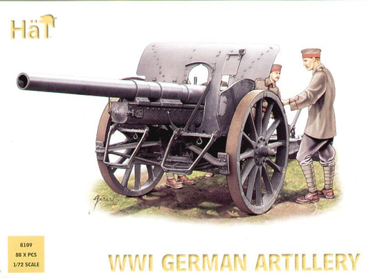 HAT Industrie HAT8109 1:72 4 x German Artillery and Limber
