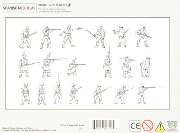 HAT Industrie HAT8116 1:72 Napoleonic Spanish Guerillas