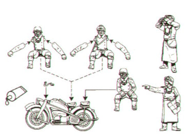 HAT Industrie HAT8127 1:72 German Zundapp Motorcycles