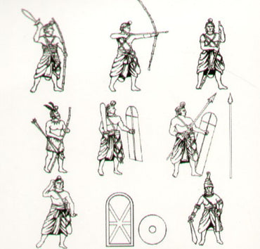 HAT Industrie HAT8154 1:72 Indian Infantry IV BC