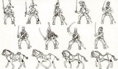 HAT Industrie HAT8178 1:72 Napoleonic Swedish Cavalry