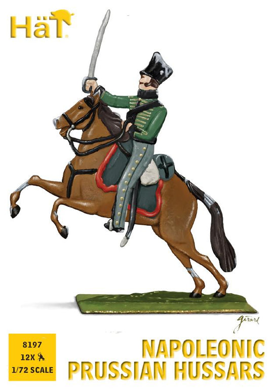 HAT Industrie HAT8197 1:72 Prussian Hussars Napoleonic x 12 mounted figures
