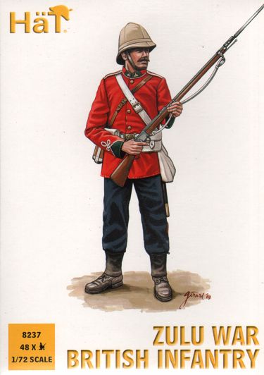HAT Industrie HAT8237 1:72 Zulu War British Infantry x 48 figures