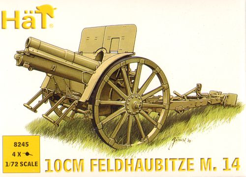HAT Industrie HAT8245 1:72 10cm Feldhaubitze M.14