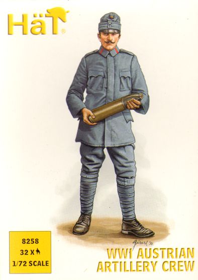 HAT Industrie HAT8258 1:72 **WWI Austrian Artillery Crew