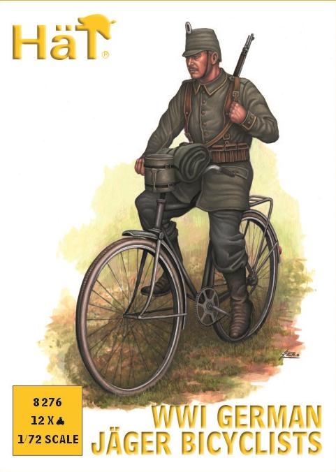 HAT Industrie HAT8276 1:72 WWI German Jaeger Bicyclists