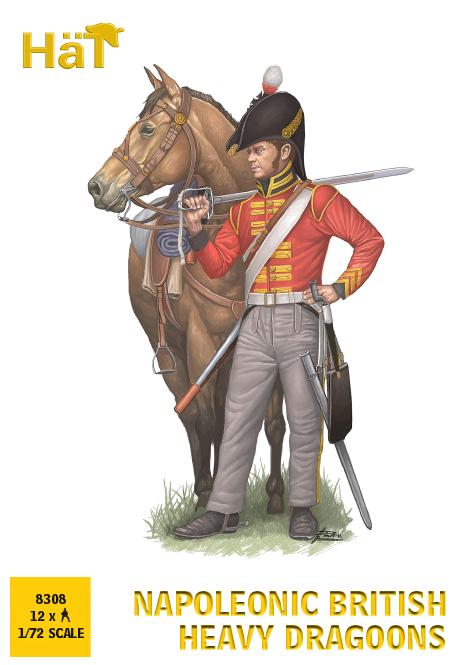 HAT Industrie HAT8308 1:72 Napoleonic British Heavy Dragoons ************