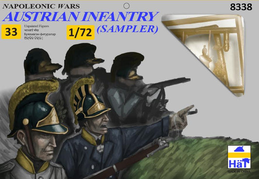 HAT Industrie HAT8338 1:72 Napoleonic Austrian Infantry Sampler