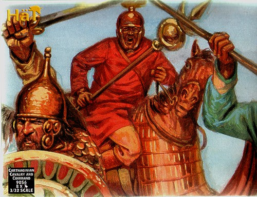 HAT 9056 Punic War Carthaginian Cavalry and Command 1:72 1:32