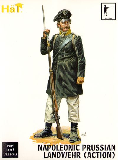 HAT Industrie HAT9324 1:32 Prussian Landwehr Action poses