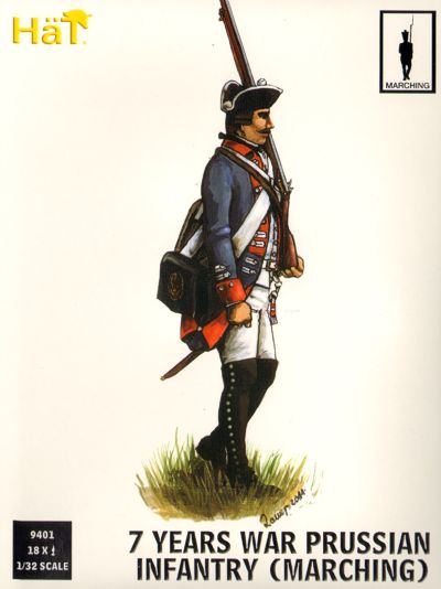 HAT Industrie HAT9401 1:32 Prussians Marching Seven Years War/7YW