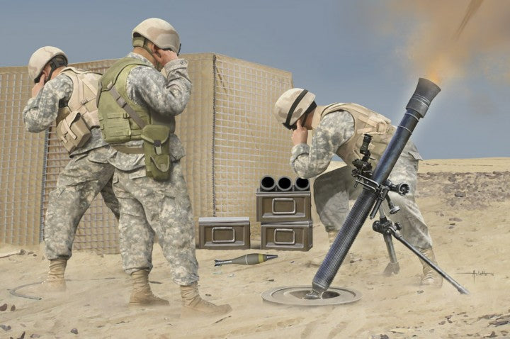 Hobby Boss HB81012 M252 81mm Medium Weight Mortar 1:35