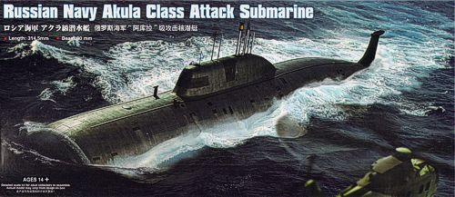 Hobby Boss HB83525 1:350 Soviet SSN Akula Class Attack Submarine